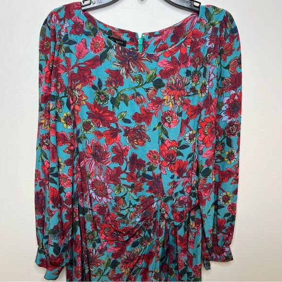 Talbots Side Tie Midi Dress 4 - Picture 3 of 8